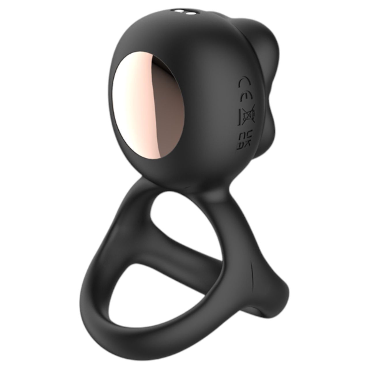 Biu-Biu - péniszgyűrű és nyaló csiklóvibrátor (fekete) Biu-Biu - péniszgyűrű és nyaló csiklóvibrátor (fekete)