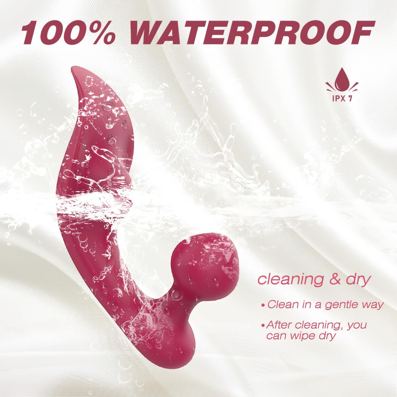 Sex HD Chomper - csikló- és anál vibrátor (piros) Sex HD Chomper - csikló- és anál vibrátor (piros)