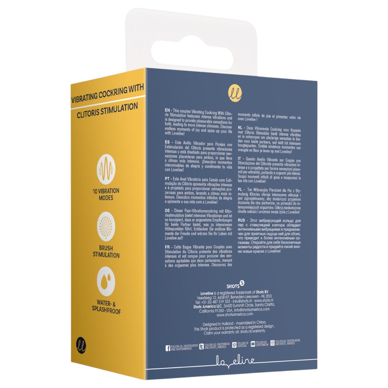 Loveline - vibrációs péniszgyűrű csiklóstimulálóval (szürke) Loveline - vibrációs péniszgyűrű csiklóstimulálóval (szürke)