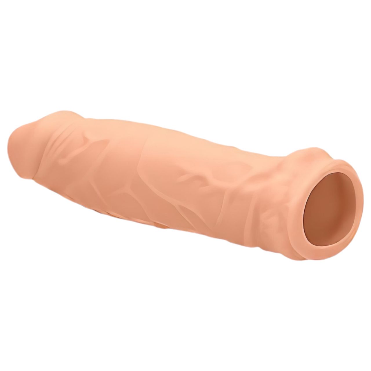 RealRock Penis Sleeve 6 - péniszköpeny (17cm) - natúr RealRock Penis Sleeve 6 - péniszköpeny (17cm) - natúr