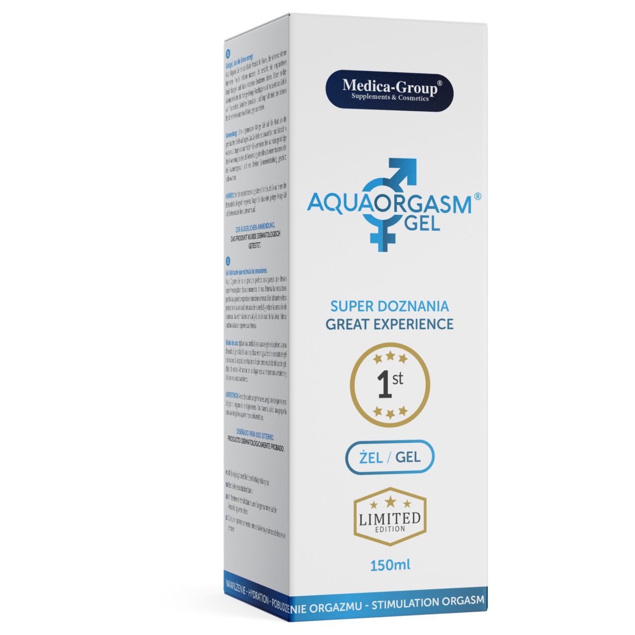Aqua Orgasm Gel - uniszex hidratáló, stimuláló gél (150ml) Aqua Orgasm Gel - uniszex hidratáló, stimuláló gél (150ml)