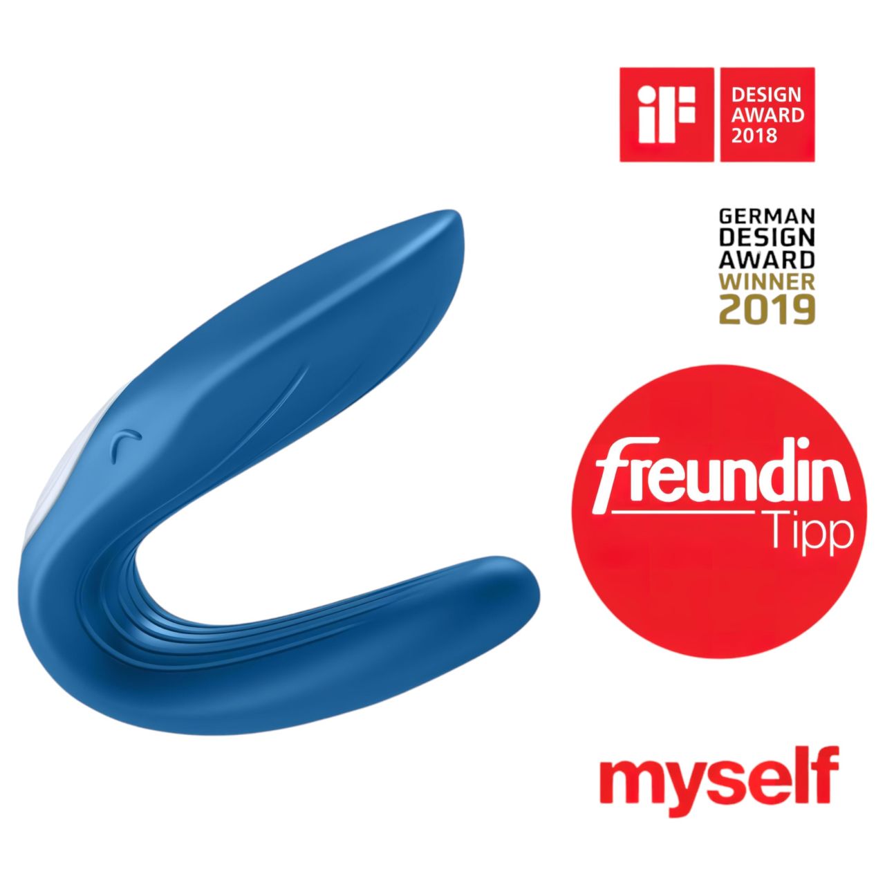 Satisfyer Double Whale - 2 motoros párvibrátor (kék) Satisfyer Double Whale - 2 motoros párvibrátor (kék)