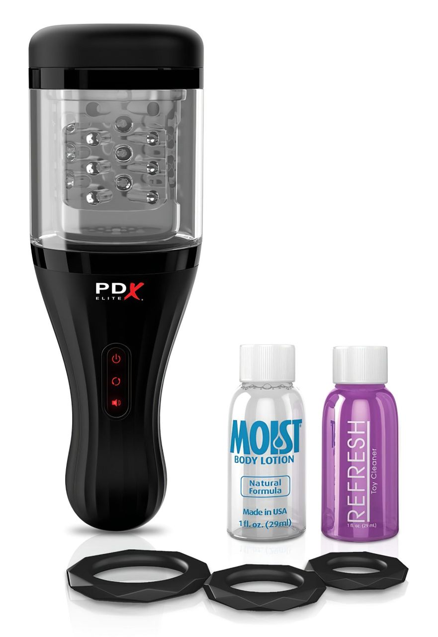 PDX Elite Rotobator - műpunci (átlátszó-fekete) PDX Elite Rotobator - műpunci (átlátszó-fekete)