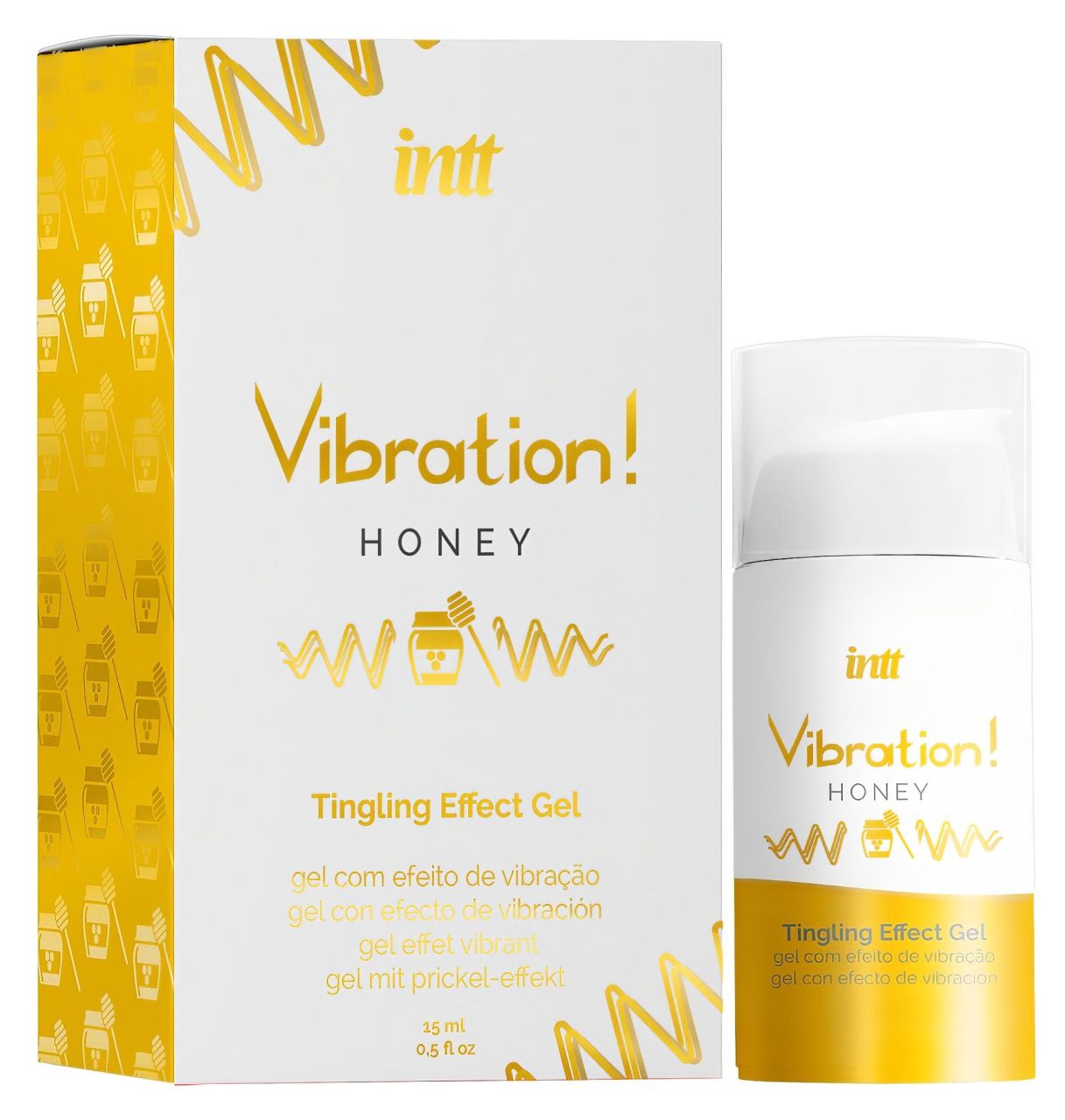 Intt Vibration! - folyékony vibrátor - méz (15ml) Intt Vibration! - folyékony vibrátor - méz (15ml)