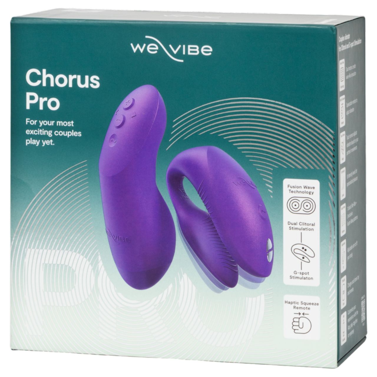 We-Vibe Chorus Pro - okos, távirányítós párvibrátor (lila) We-Vibe Chorus Pro - okos, távirányítós párvibrátor (lila)