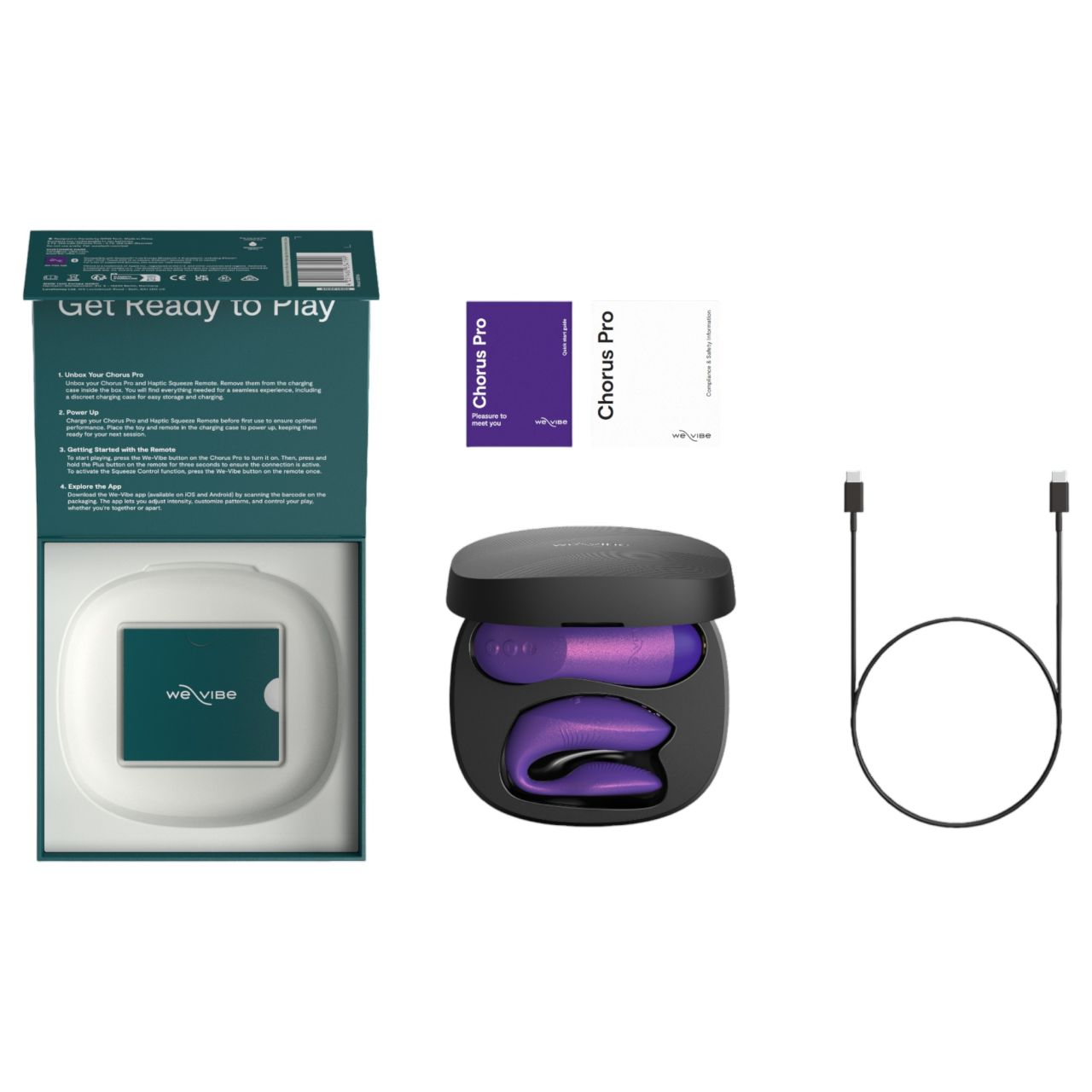 We-Vibe Chorus Pro - okos, távirányítós párvibrátor (lila) We-Vibe Chorus Pro - okos, távirányítós párvibrátor (lila)