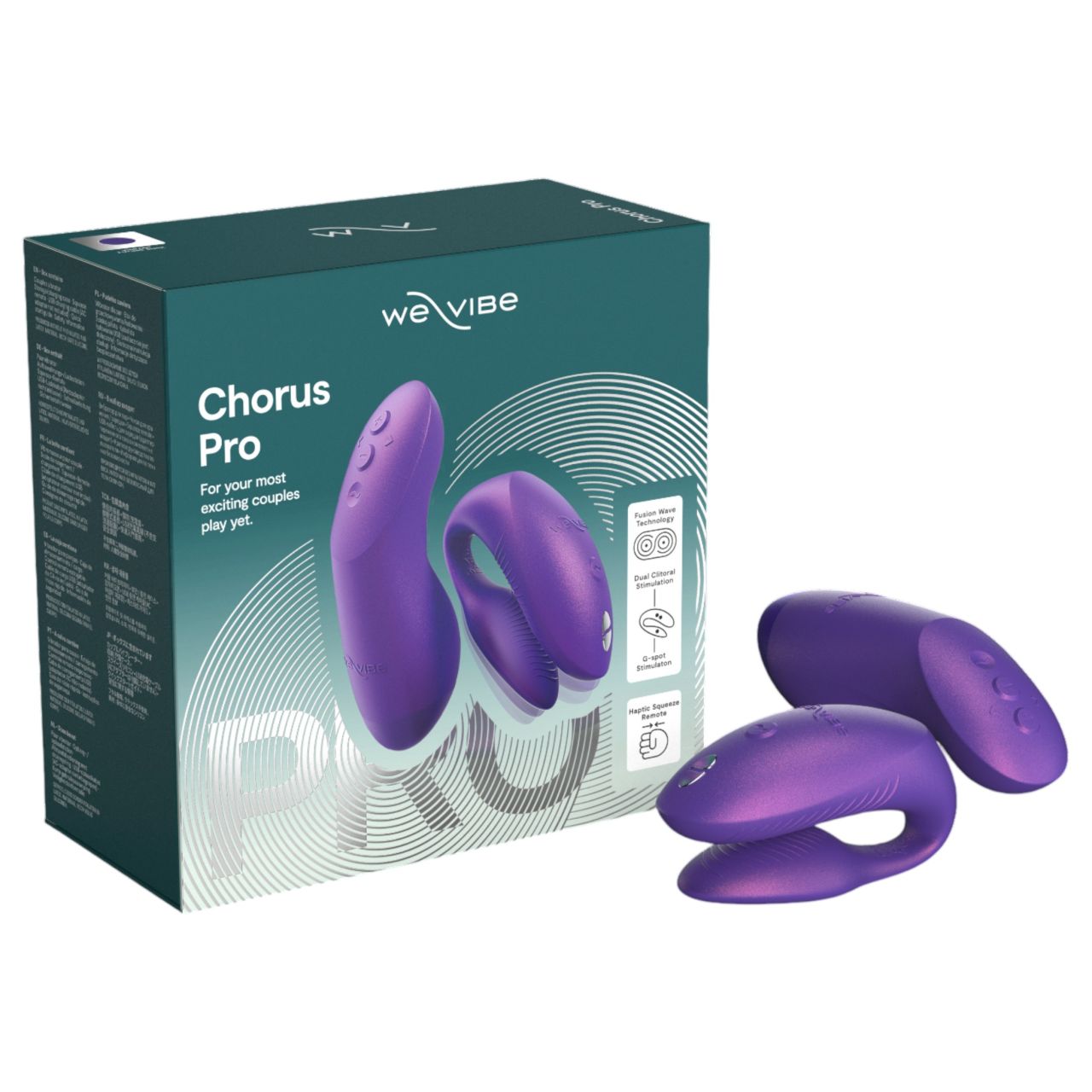 We-Vibe Chorus Pro - okos, távirányítós párvibrátor (lila) We-Vibe Chorus Pro - okos, távirányítós párvibrátor (lila)