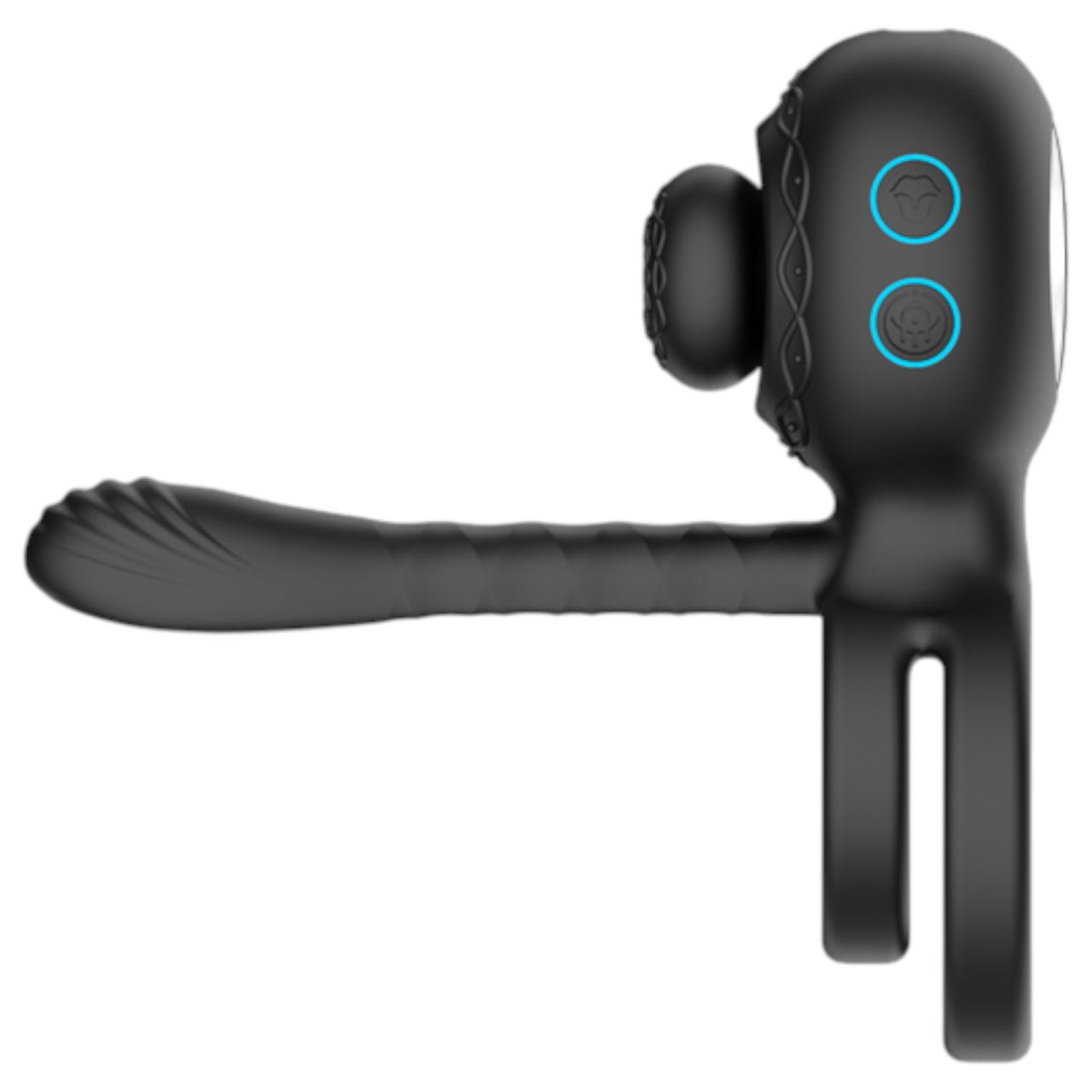 Biu-Biu - péniszgyűrű és párvibrátor (fekete) Biu-Biu - péniszgyűrű és párvibrátor (fekete)