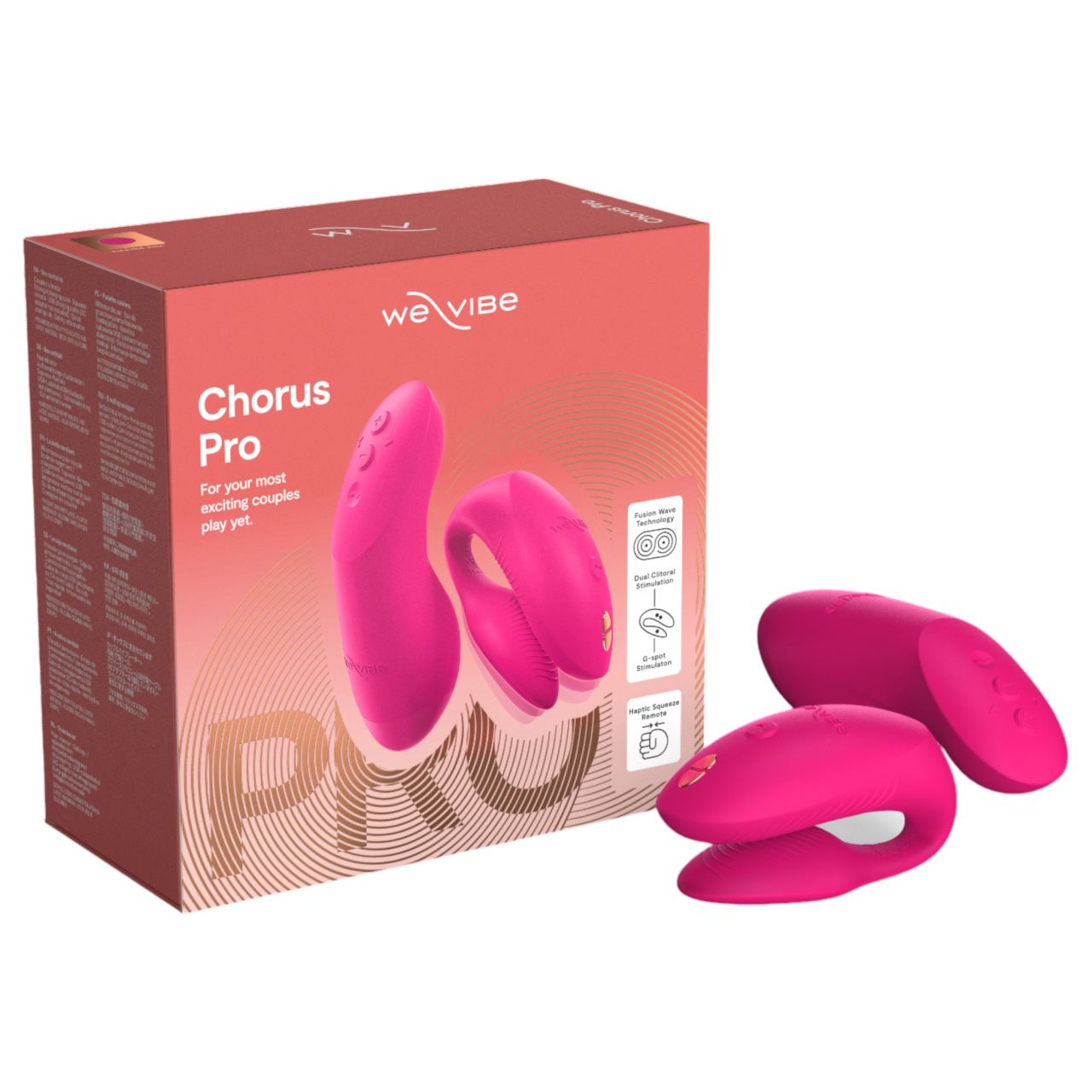 We-Vibe Chorus Pro - okos, távirányítós párvibrátor (pink) We-Vibe Chorus Pro - okos, távirányítós párvibrátor (pink)