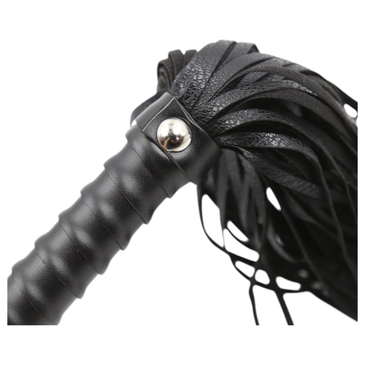 Latetobed - textúrált ostor - fekete (48cm) Latetobed - textúrált ostor - fekete (48cm)