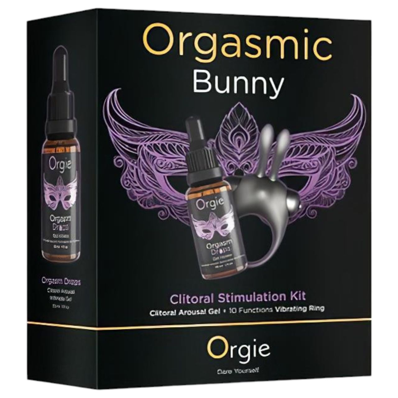 Orgie Orgasmic Bunny - vibrációs péniszgyűrű szett (fekete) Orgie Orgasmic Bunny - vibrációs péniszgyűrű szett (fekete)