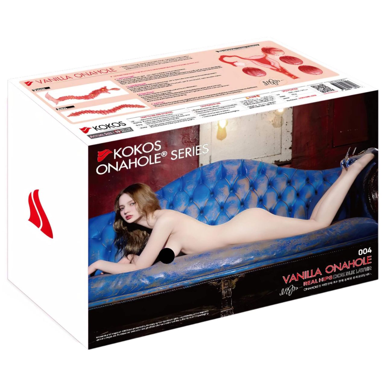 Kokos 004 - élethű torzó maszturbátor (natúr)