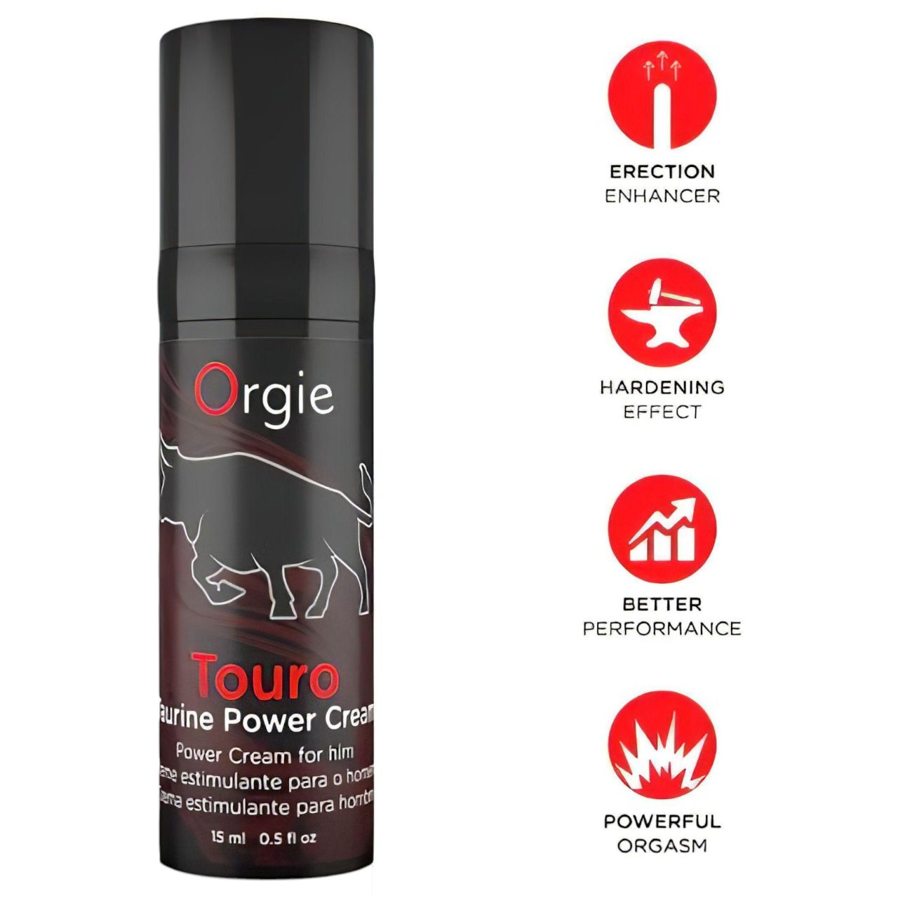 Orgie Touro Power - erekció fokozó krém (15ml) Orgie Touro Power - erekció fokozó krém (15ml)