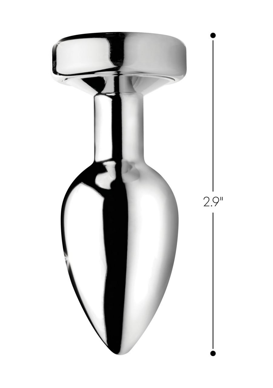 Booty Sparks - világító anál plug - kicsi (ezüst) Booty Sparks - világító anál plug - kicsi (ezüst)