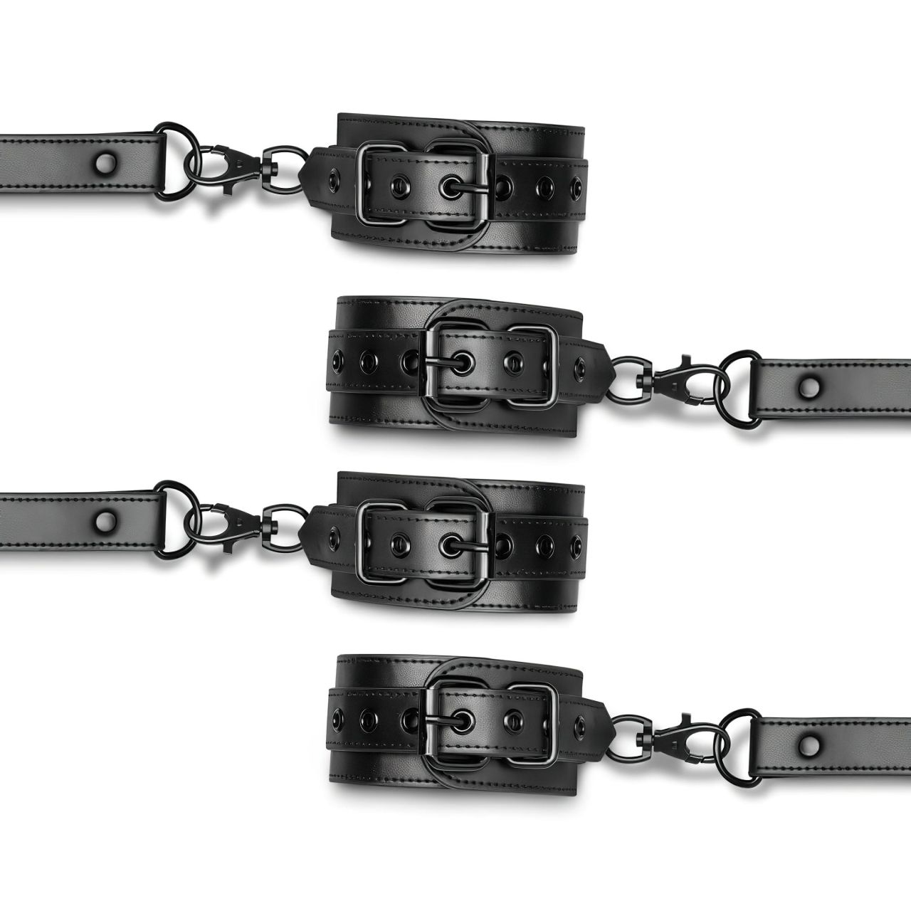 Bedroom Fantasies - boka és csukló bilincs (fekete) Bedroom Fantasies - boka és csukló bilincs (fekete)