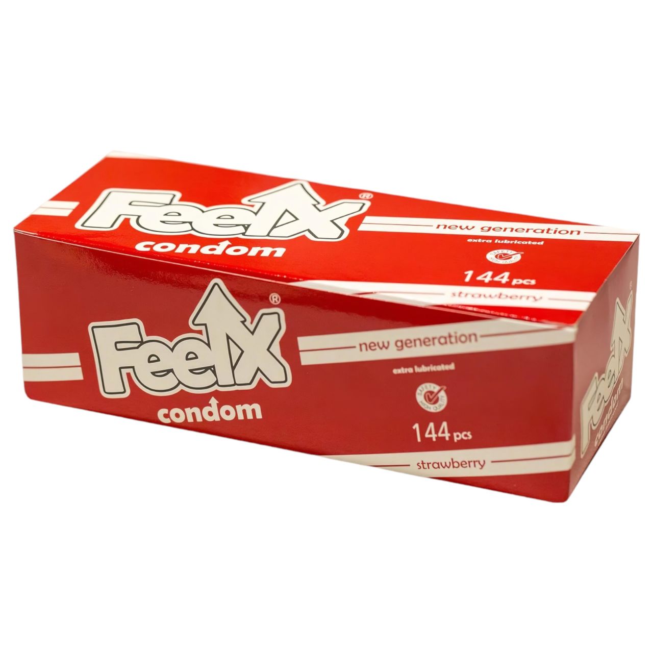FeelX óvszer - epres (144db) FeelX óvszer - epres (144db)