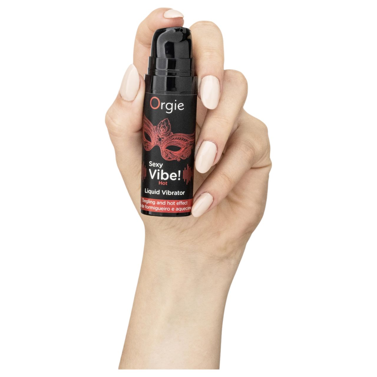 Orgie Sexy Vibe HOT - epres, melegítő folyékony vibrátor (15ml) Orgie Sexy Vibe HOT - epres, melegítő folyékony vibrátor (15ml)