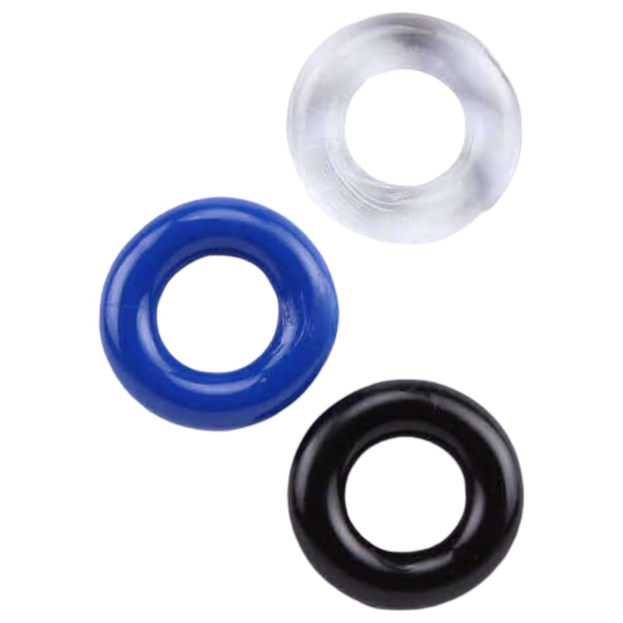 Lonely Stay Hard - péniszgyűrű szett - színes (3 részes) Lonely Stay Hard - péniszgyűrű szett - színes (3 részes)