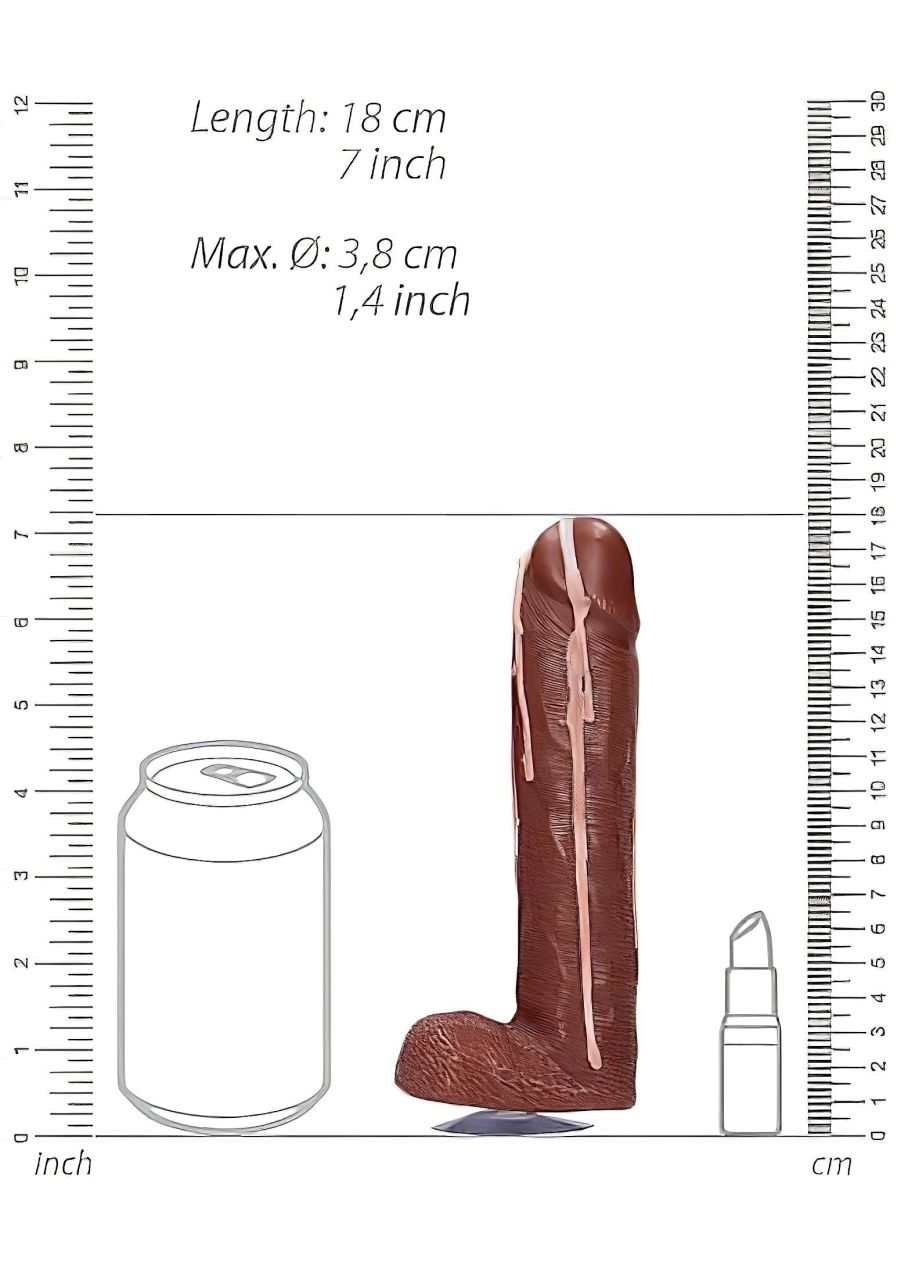 Dicky Cum - szappan pénisz herékkel - barna (250g) Dicky Cum - szappan pénisz herékkel - barna (250g)