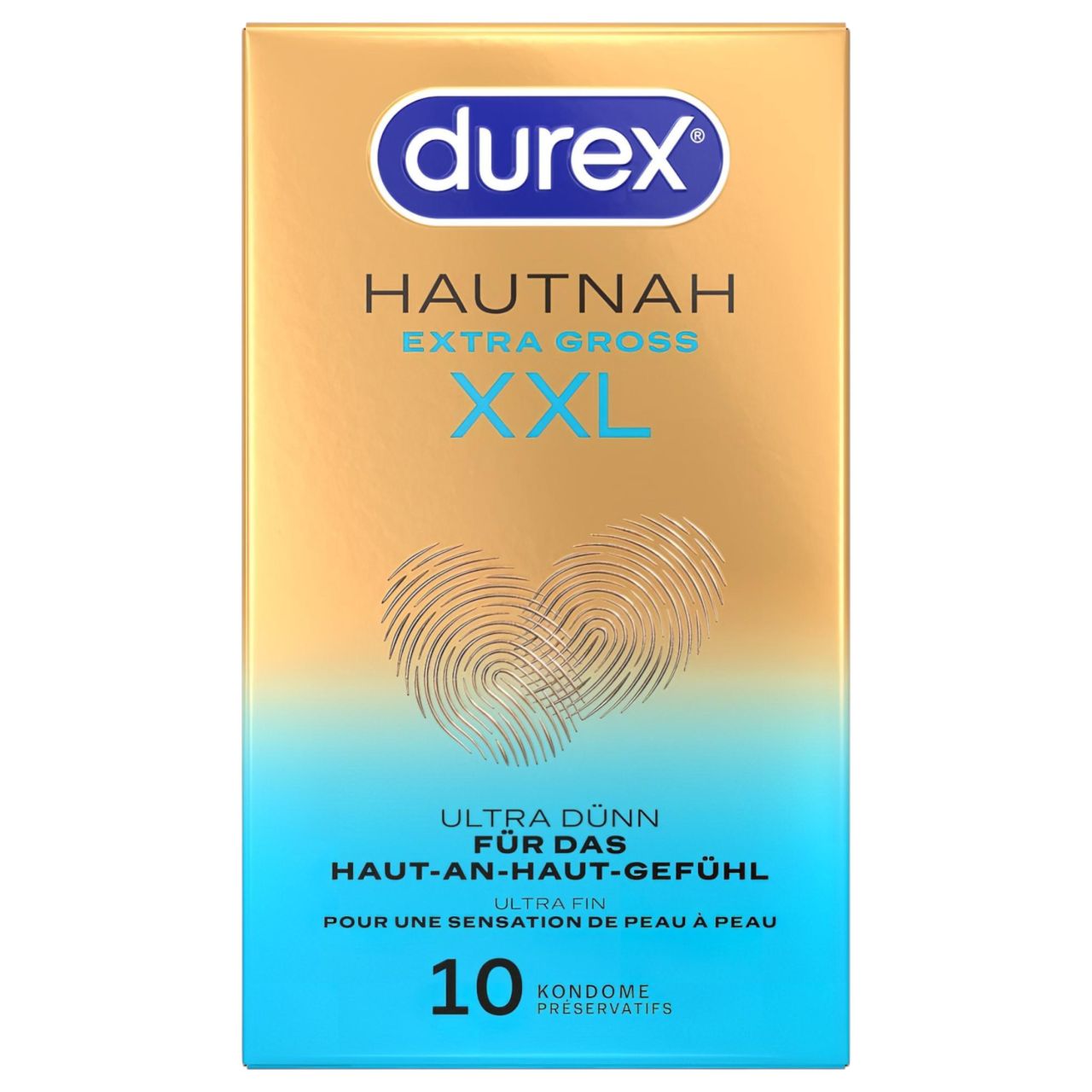 Durex Hautnah XXL- extra nagy óvszer (10db) Durex Hautnah XXL- extra nagy óvszer (10db)