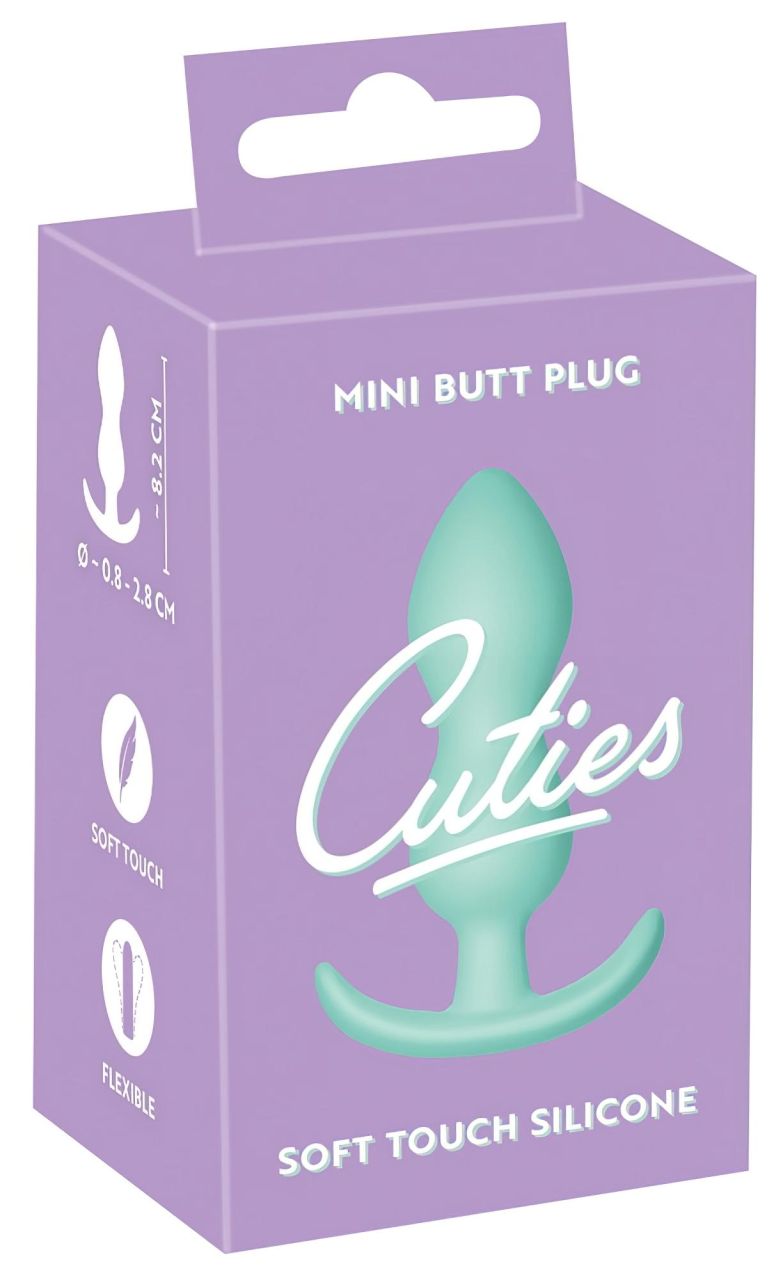 Cuties Mini Butt Plug - szilikon anál plug - menta (2,3cm) Cuties Mini Butt Plug - szilikon anál plug - menta (2,3cm)