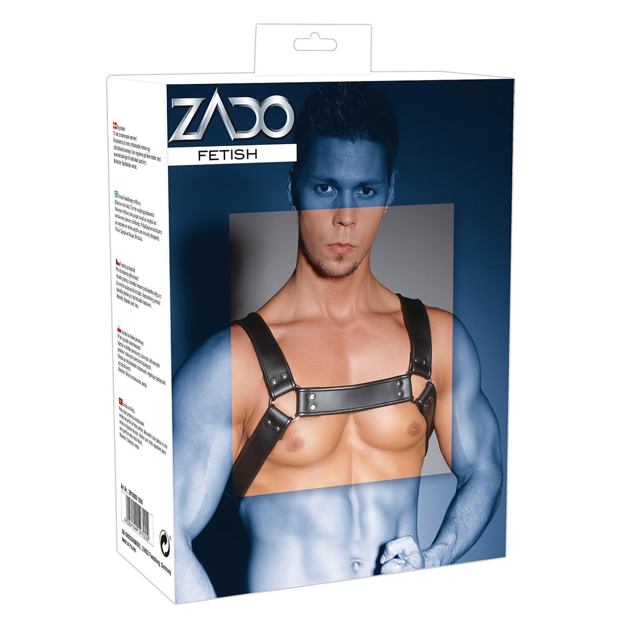 ZADO - bőr mellhám (fekete) ZADO - bőr mellhám (fekete)