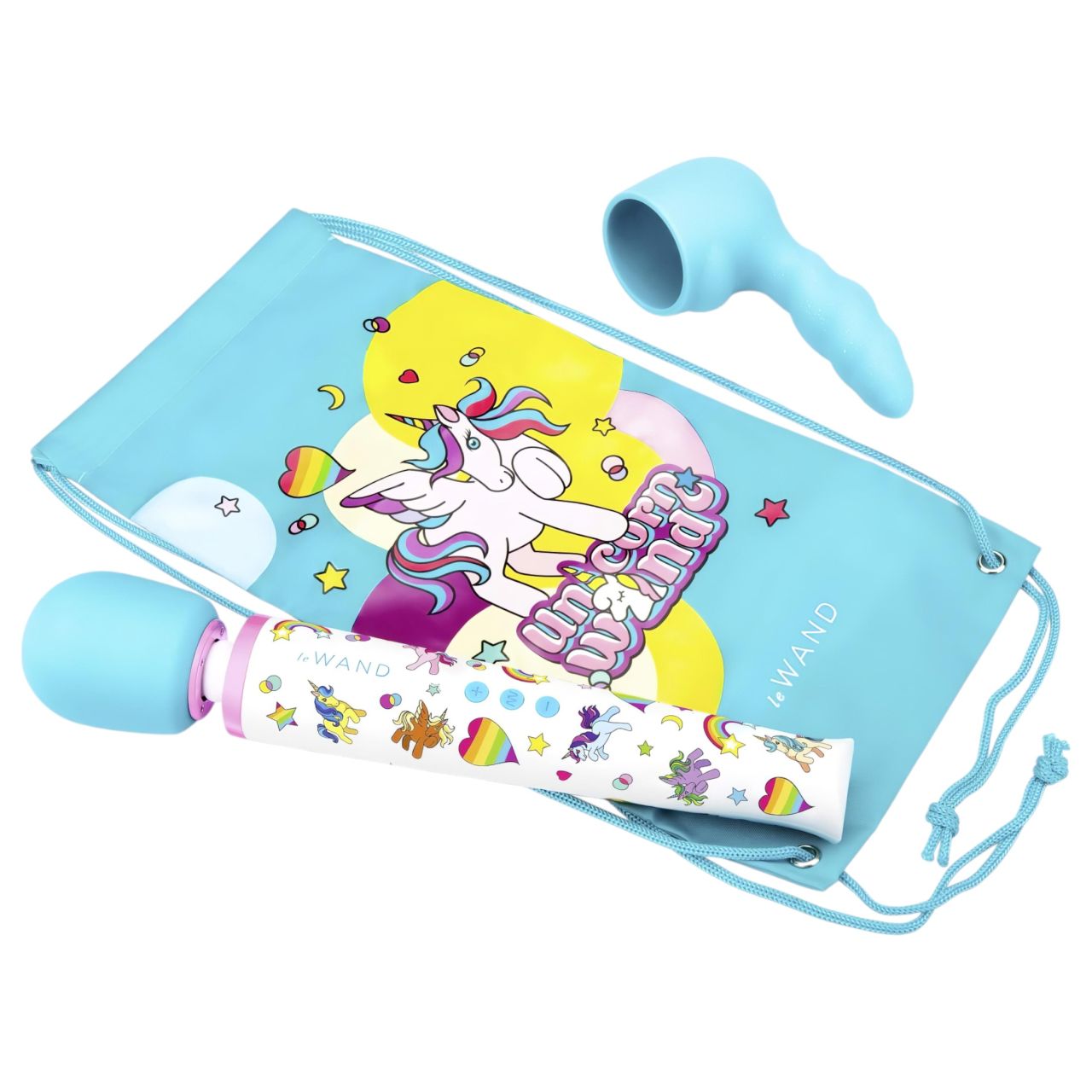 le Wand Unicorn - masszírozó vibrátor szett (szivárvány) le Wand Unicorn - masszírozó vibrátor szett (szivárvány)