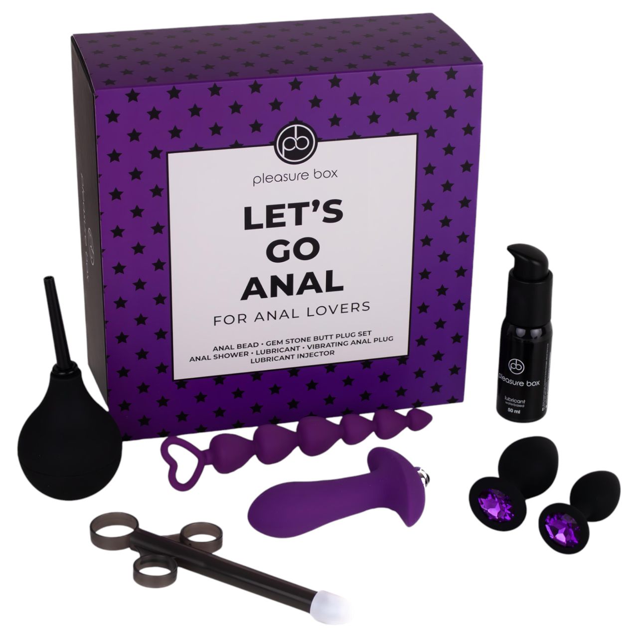 Pleasure Box Let's Go Anal - teljes anál szett - 7 részes Pleasure Box Let's Go Anal - teljes anál szett - 7 részes