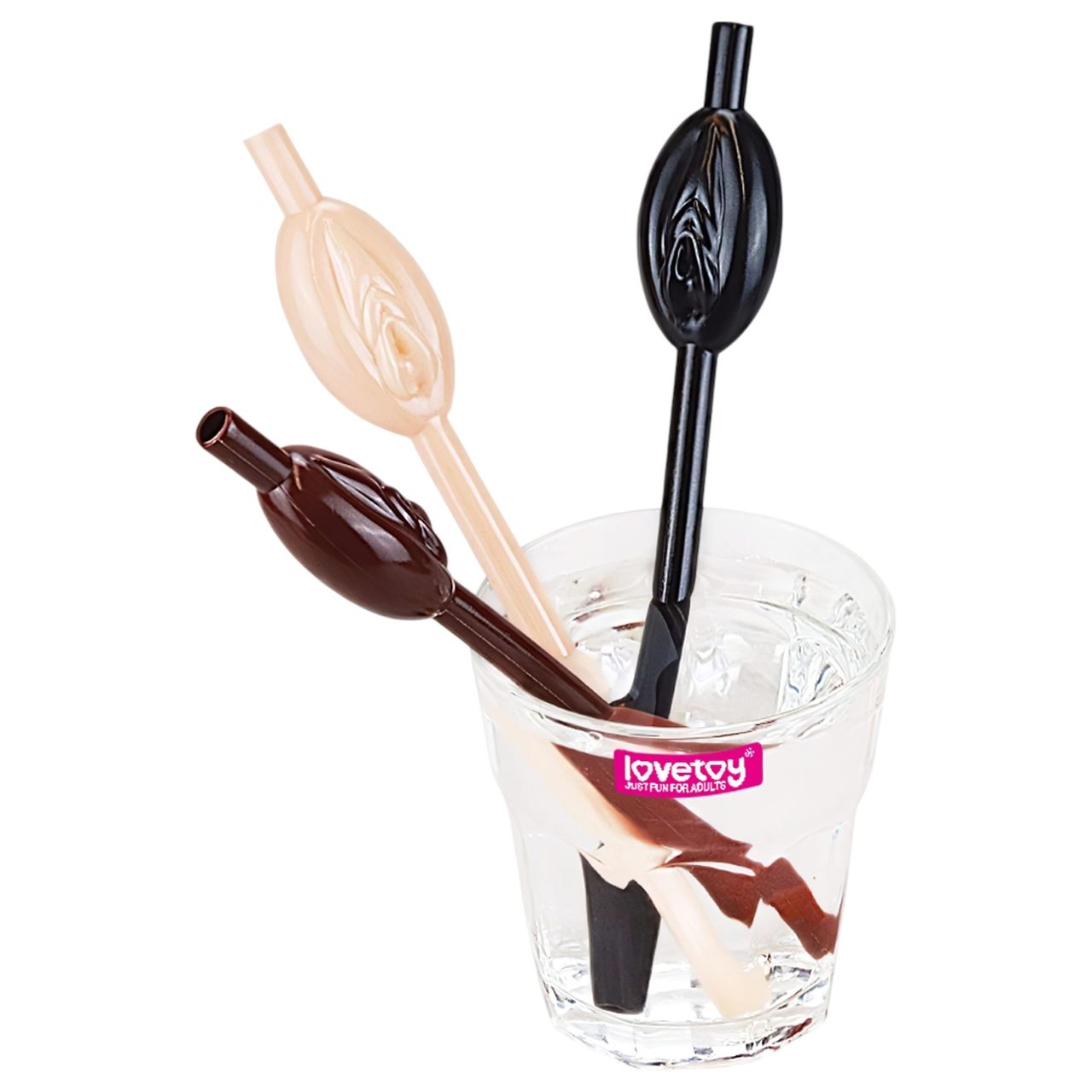 Lovetoy - puncis szívószál (natúr-barna-fekete) Lovetoy - puncis szívószál (natúr-barna-fekete)