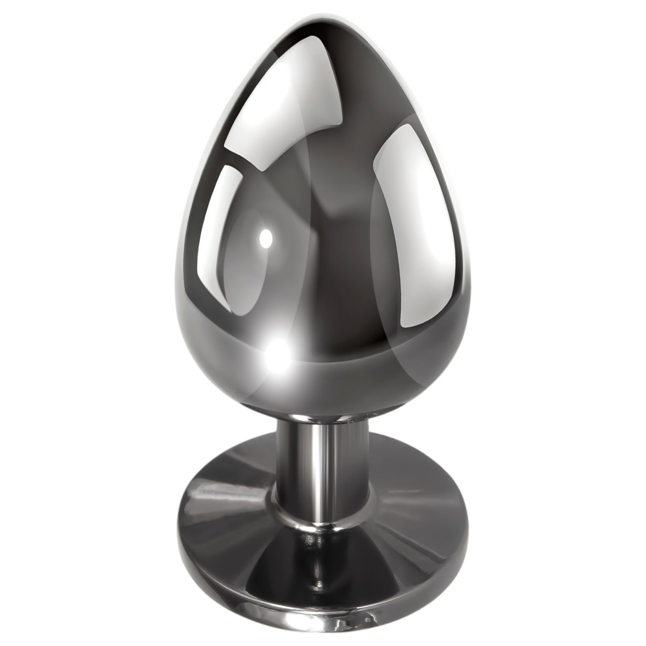 Evolved Black Gem - fém anál plug szett, fekete kővel (ezüst) Evolved Black Gem - fém anál plug szett, fekete kővel (ezüst)