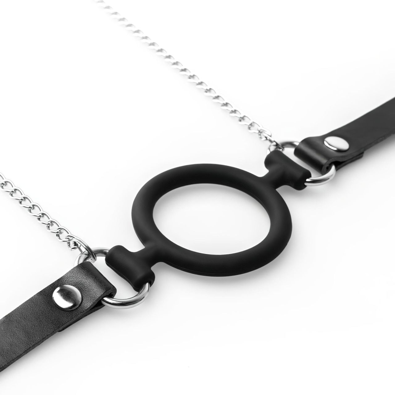 Bedroom Fantasies - szájpecek és bimbócsipesz (ezüst-fekete) Bedroom Fantasies - szájpecek és bimbócsipesz (ezüst-fekete)