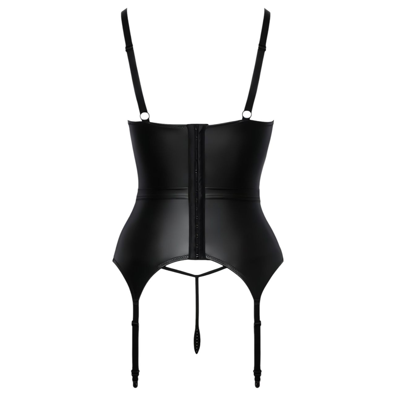 Abierta Fina - mellemelő felső harisnyatartóval (fekete) Abierta Fina - mellemelő felső harisnyatartóval (fekete)