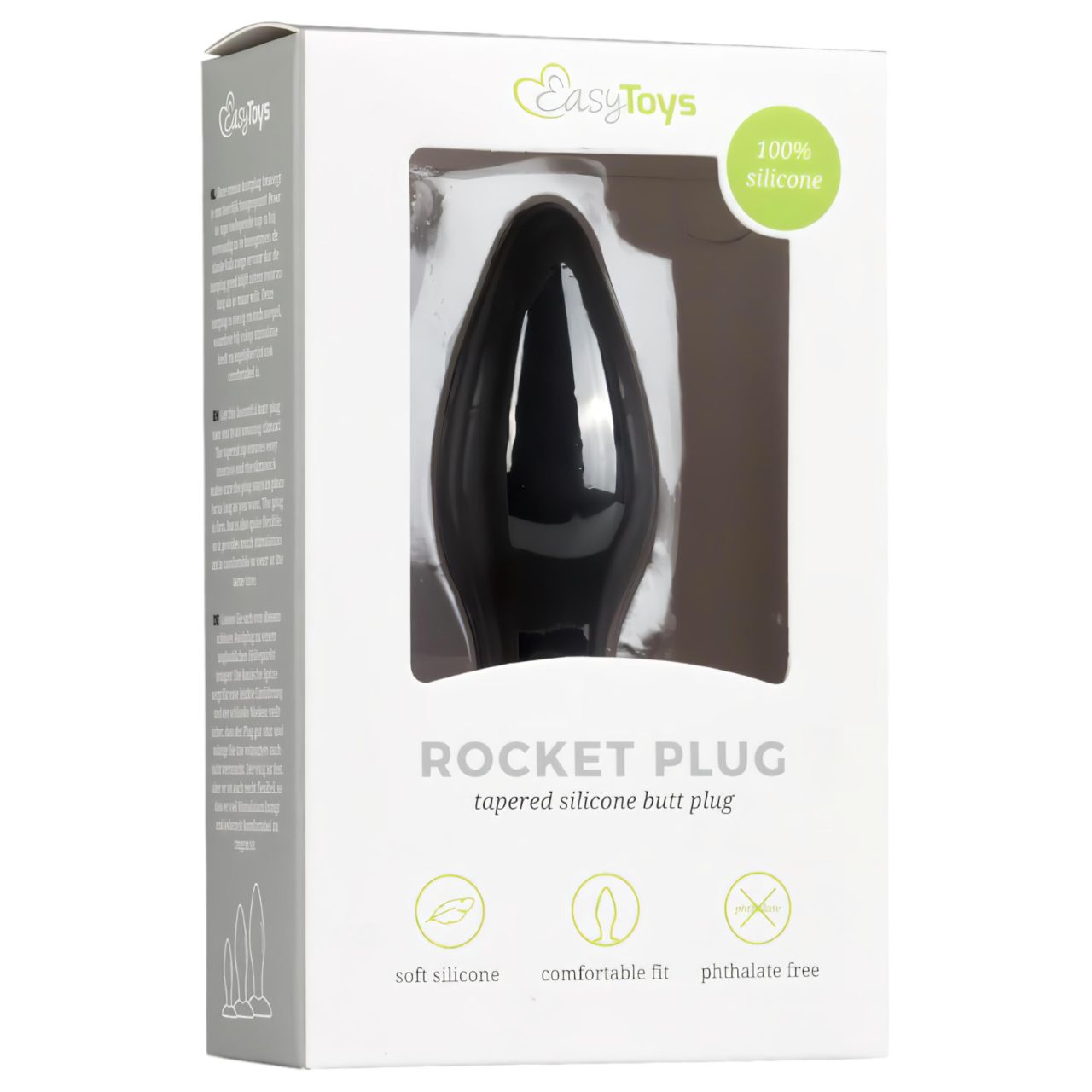 Easytoys - szilikon anál plug - kicsi (fekete) Easytoys - szilikon anál plug - kicsi (fekete)
