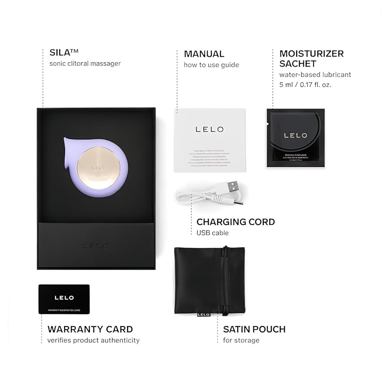 LELO Sila - vízálló, hanghullámos csiklóvibrátor (lila)