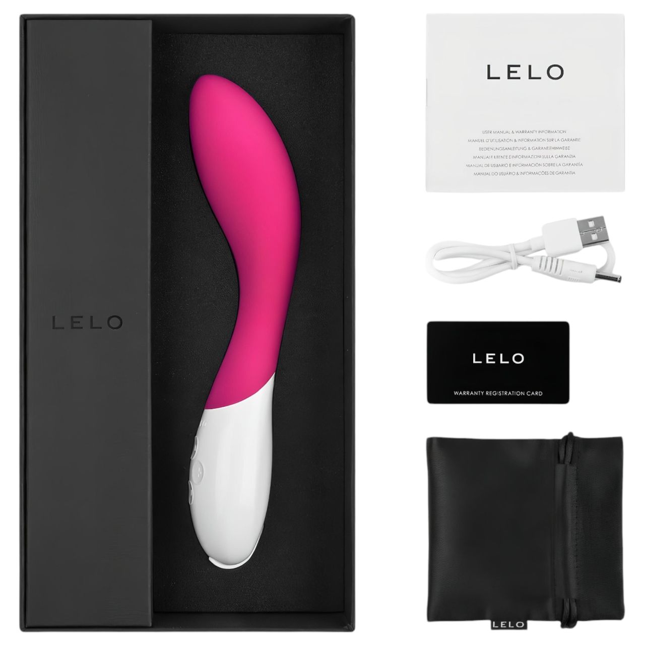 LELO Mona 2 - hajlított vibrátor (pink) LELO Mona 2 - hajlított vibrátor (pink)