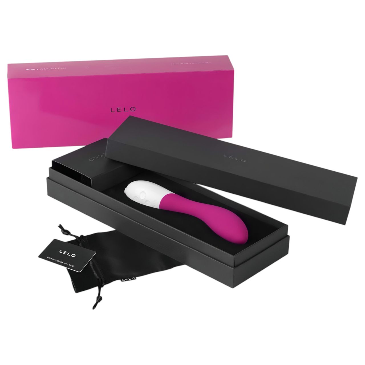 LELO Mona 2 - hajlított vibrátor (pink) LELO Mona 2 - hajlított vibrátor (pink)