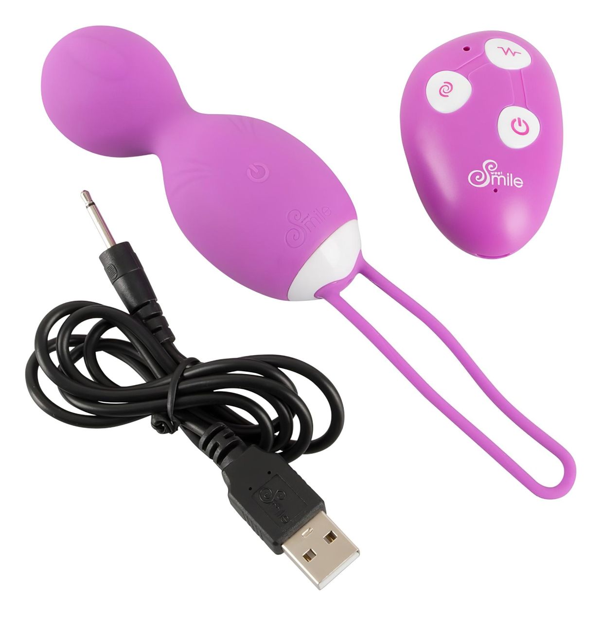 SMILE Love Ball - forgó vibrációs tojás (lila) SMILE Love Ball - forgó vibrációs tojás (lila)
