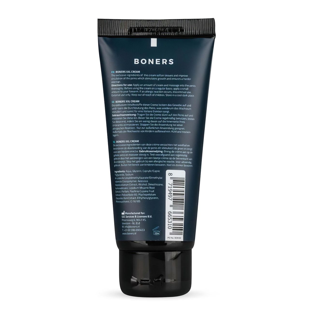Boners Essentials XXL - intim krém férfiaknak (100ml) Boners Essentials XXL - intim krém férfiaknak (100ml)