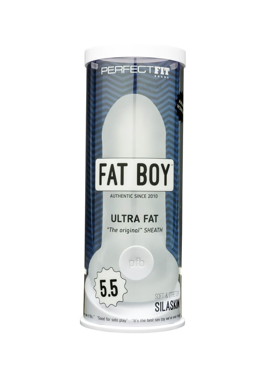 Fat Boy Original Ultra Fat - péniszköpeny (15cm) - fehér Fat Boy Original Ultra Fat - péniszköpeny (15cm) - fehér