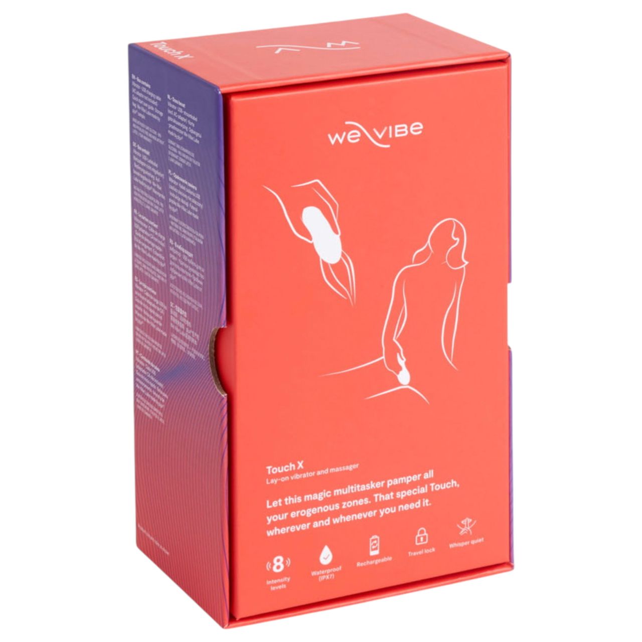 We-Vibe Touch X - akkus, vízálló csikló vibrátor (korall) We-Vibe Touch X - akkus, vízálló csikló vibrátor (korall)