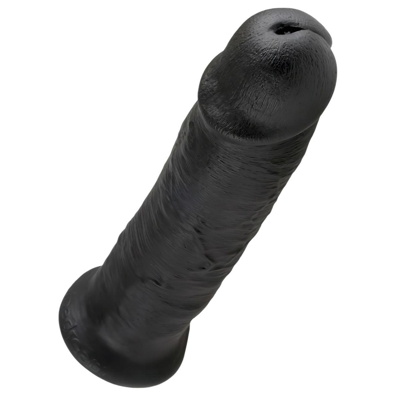 King Cock 10 - tapadókorongos dildó (25cm) - fekete King Cock 10 - tapadókorongos dildó (25cm) - fekete