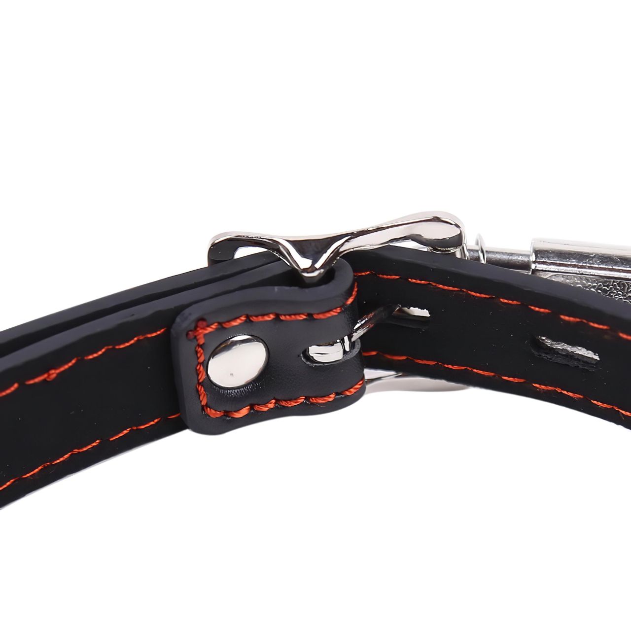 Ida Leather - csont alakú szájpecek (fekete) Ida Leather - csont alakú szájpecek (fekete)