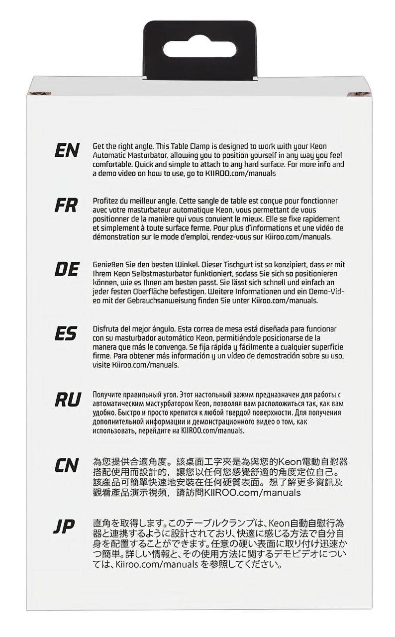 Kiiroo Keon - maszturbátor rögzítő (fekete) Kiiroo Keon - maszturbátor rögzítő (fekete)