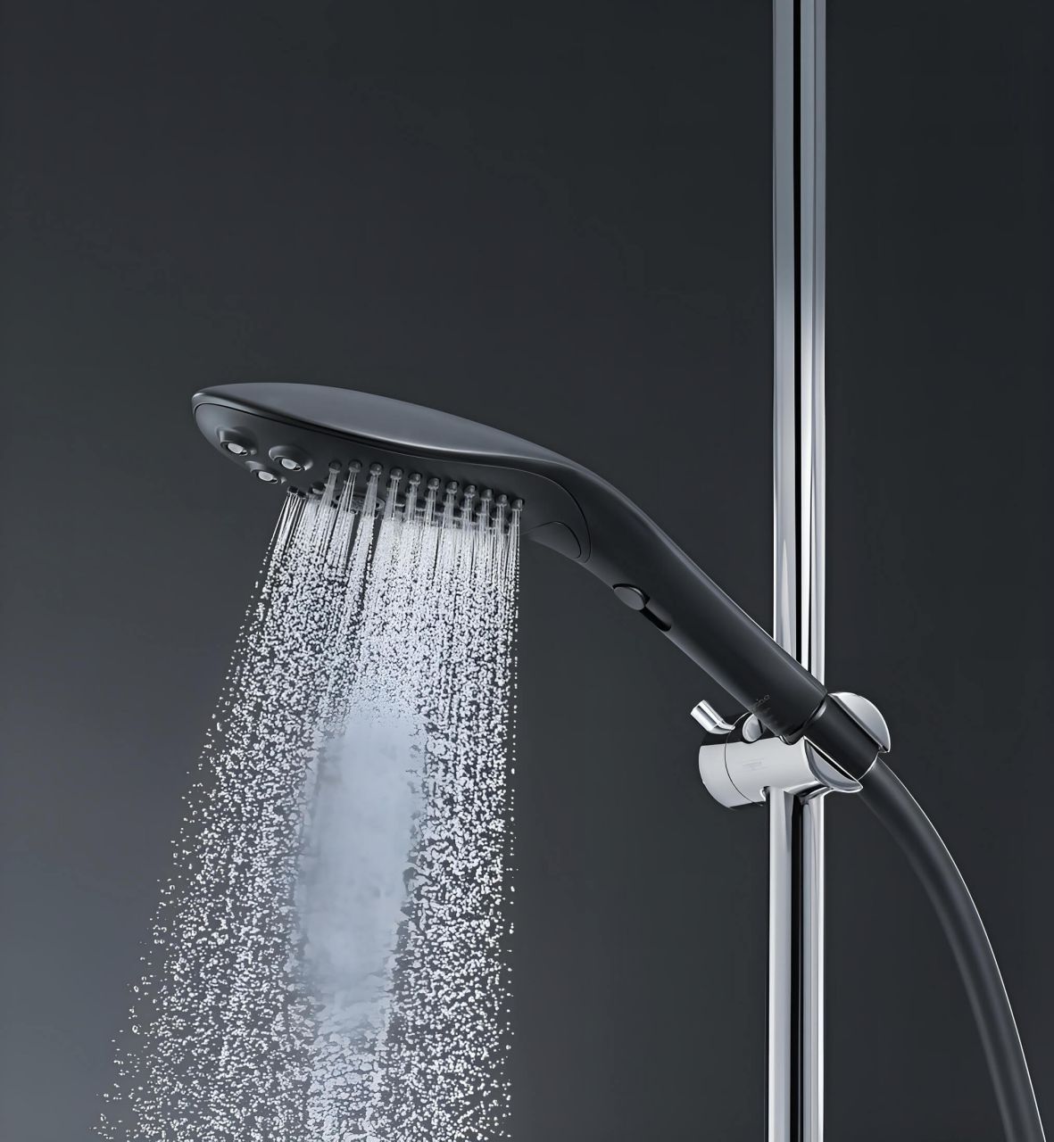 Womanizer Wave - masszírozó zuhanyfej (fekete) Womanizer Wave - masszírozó zuhanyfej (fekete)