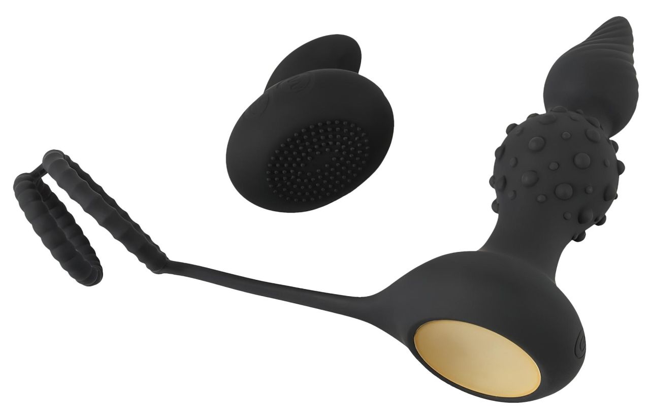 Rebel 2in1 - akkus, rádiós anál vibrátor péniszgyűrűvel (fekete) Rebel 2in1 - akkus, rádiós anál vibrátor péniszgyűrűvel (fekete)