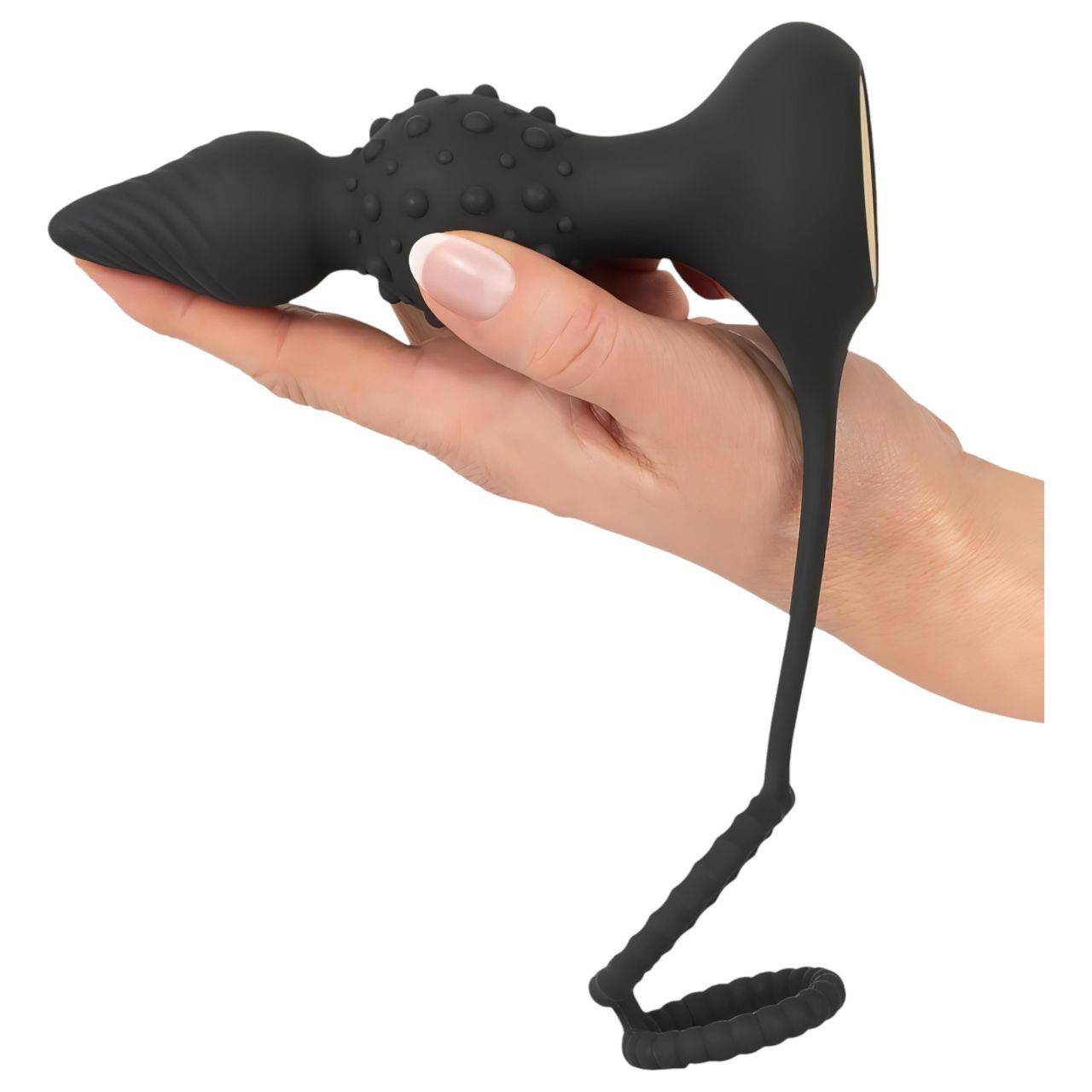 Rebel 2in1 - akkus, rádiós anál vibrátor péniszgyűrűvel (fekete) Rebel 2in1 - akkus, rádiós anál vibrátor péniszgyűrűvel (fekete)