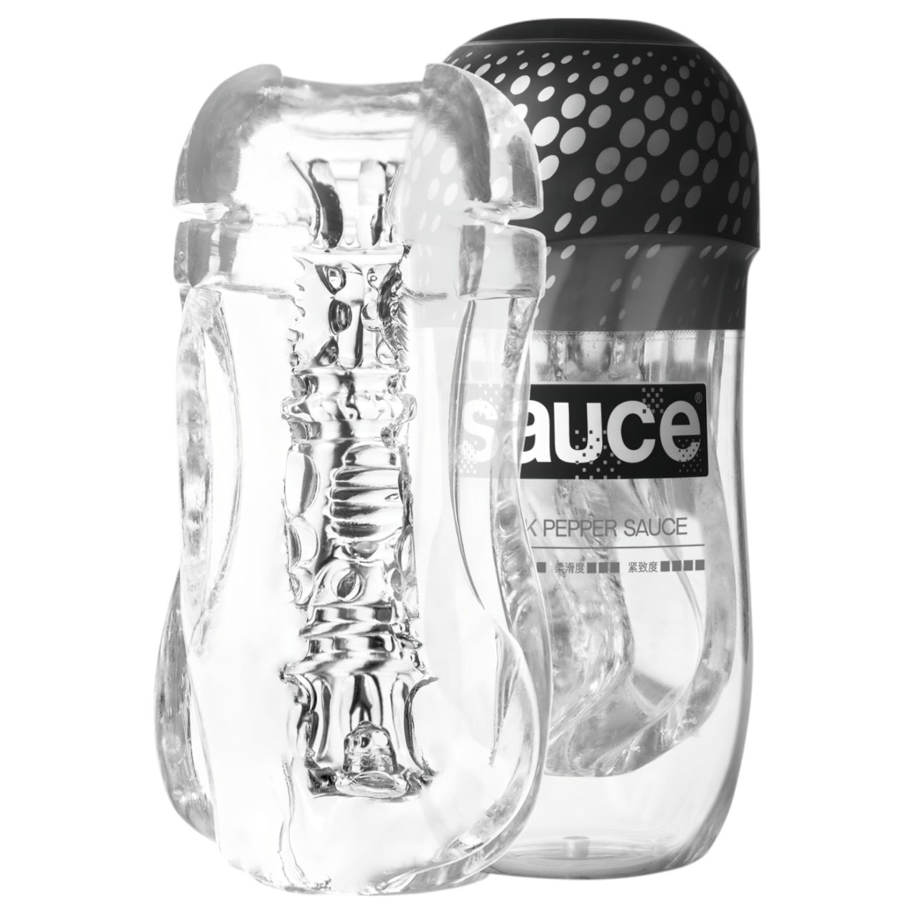 Sauce - kompakt maszturbátor (áttetsző) Sauce - kompakt maszturbátor (áttetsző)