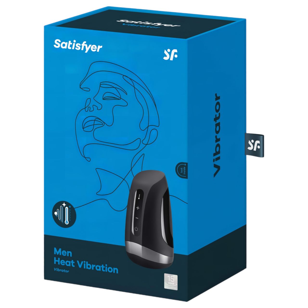 Satisfyer Men Heat Vibration - melegítő makkvibrátor (fekete) Satisfyer Men Heat Vibration - melegítő makkvibrátor (fekete)