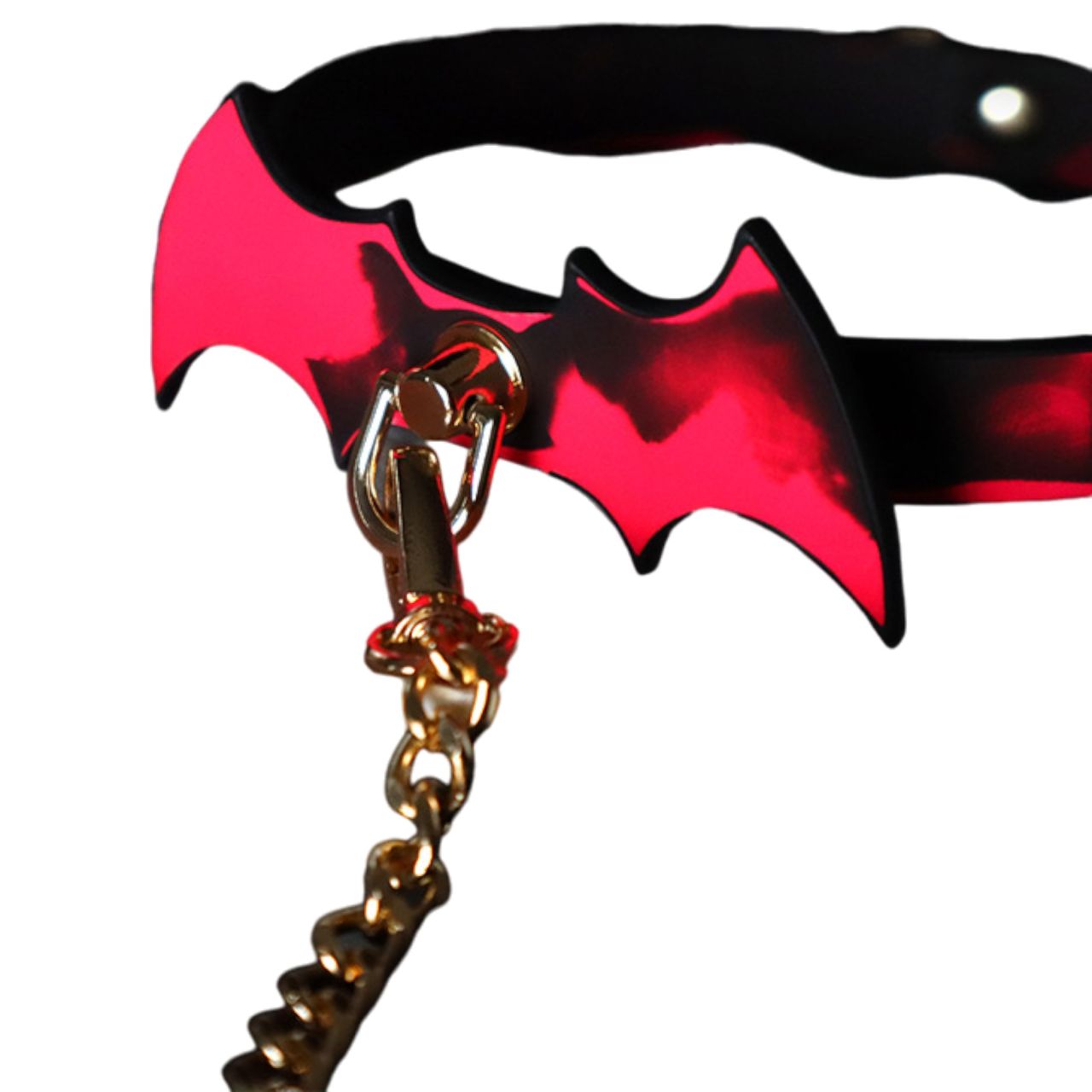 Hőre színt váltó nyakörv pórázzal (fekete) Hőre színt váltó nyakörv pórázzal (fekete)