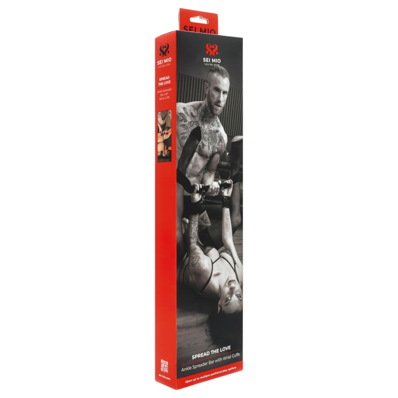 Sei Mio - terpesztő rúd bilinccsel (fekete) Sei Mio - terpesztő rúd bilinccsel (fekete)